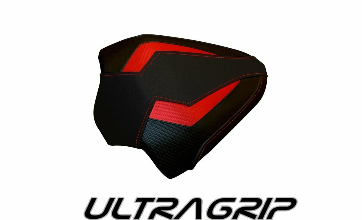 Design-Sitzbezug DUCATI PANIGALE V4, ultragrip tenby 1 rot