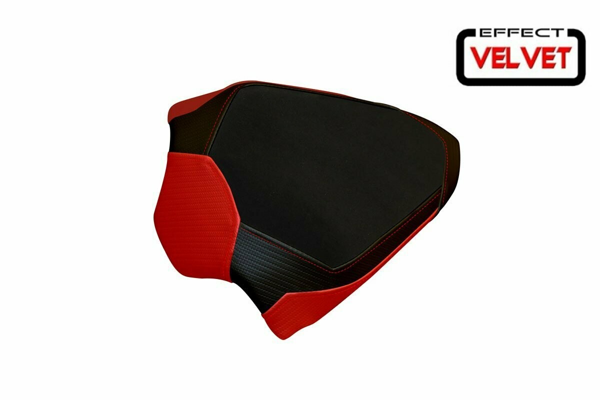 Design-Sitzbezug DUCATI PANIGALE V4, velvet cancun 2 rot