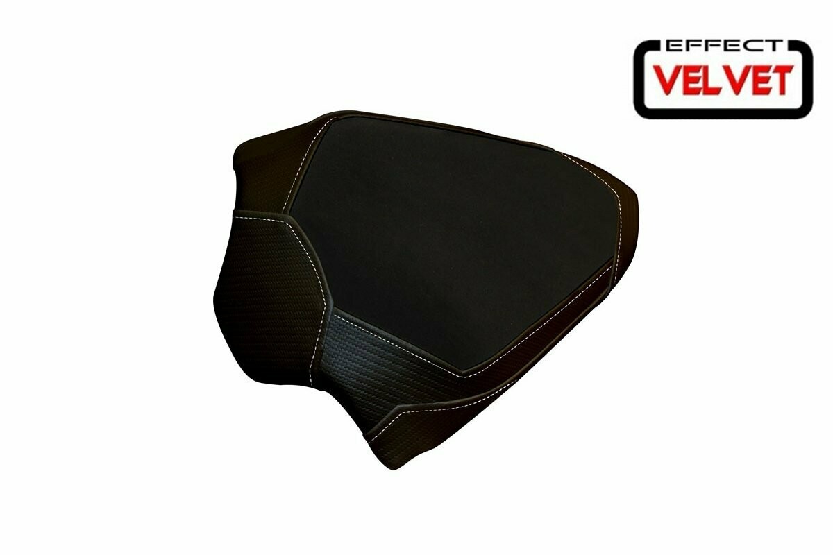Design-Sitzbezug DUCATI PANIGALE V4, velvet cancun 1 schwarz
