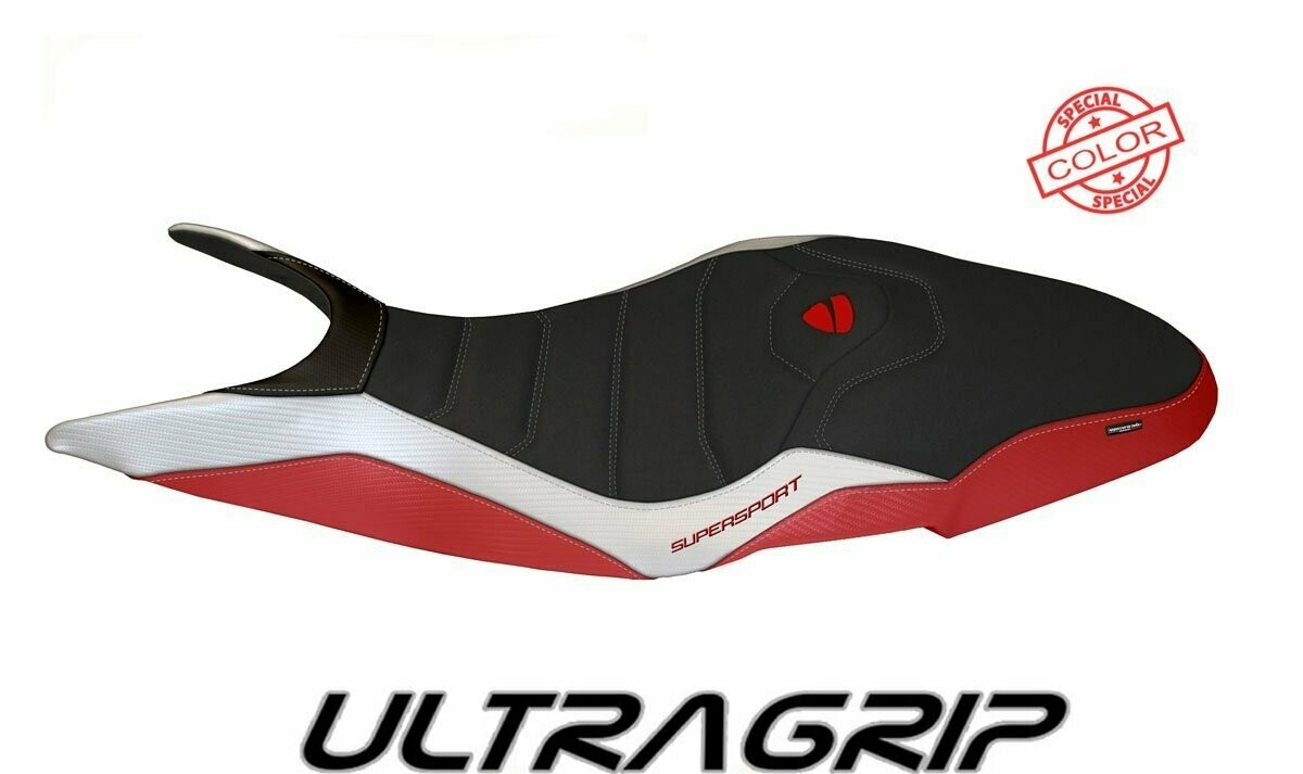 Design-Sitzbezug DUCATI SS ab 2017, ultragrip pistoia spezial