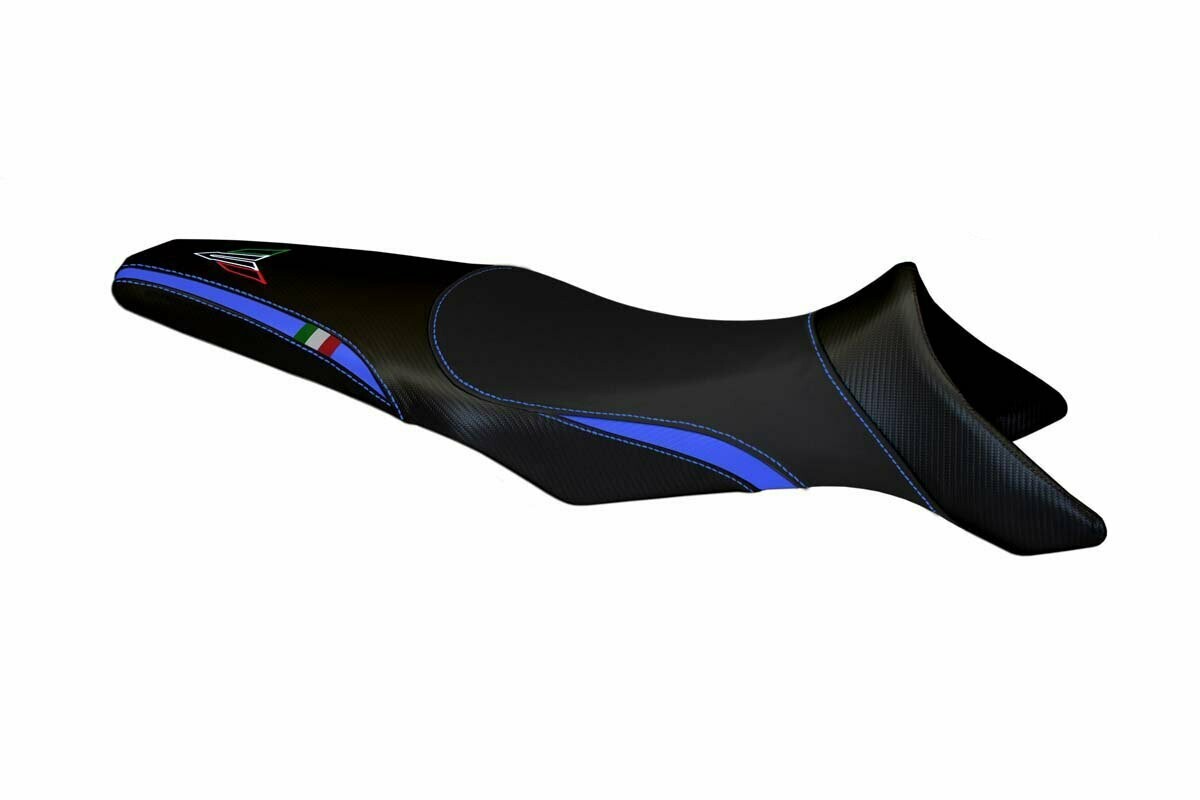 Design-Sitzbezug YAMAHA MT-09, riccione tricolore blau