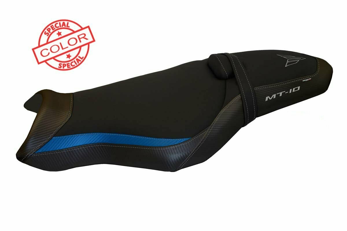 Design-Sitzbezug YAMAHA MT-10, arsenal spezial blau