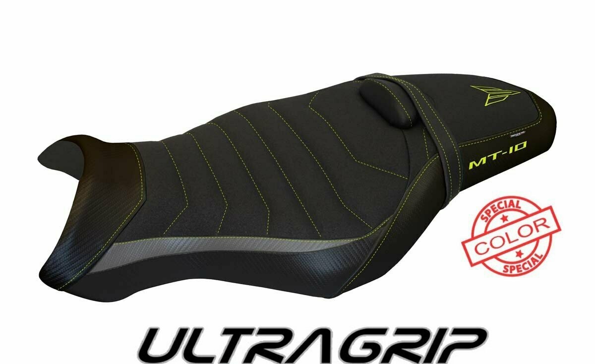 Design-Sitzbezug YAMAHA MT-10, ultragrip leno spezial grau