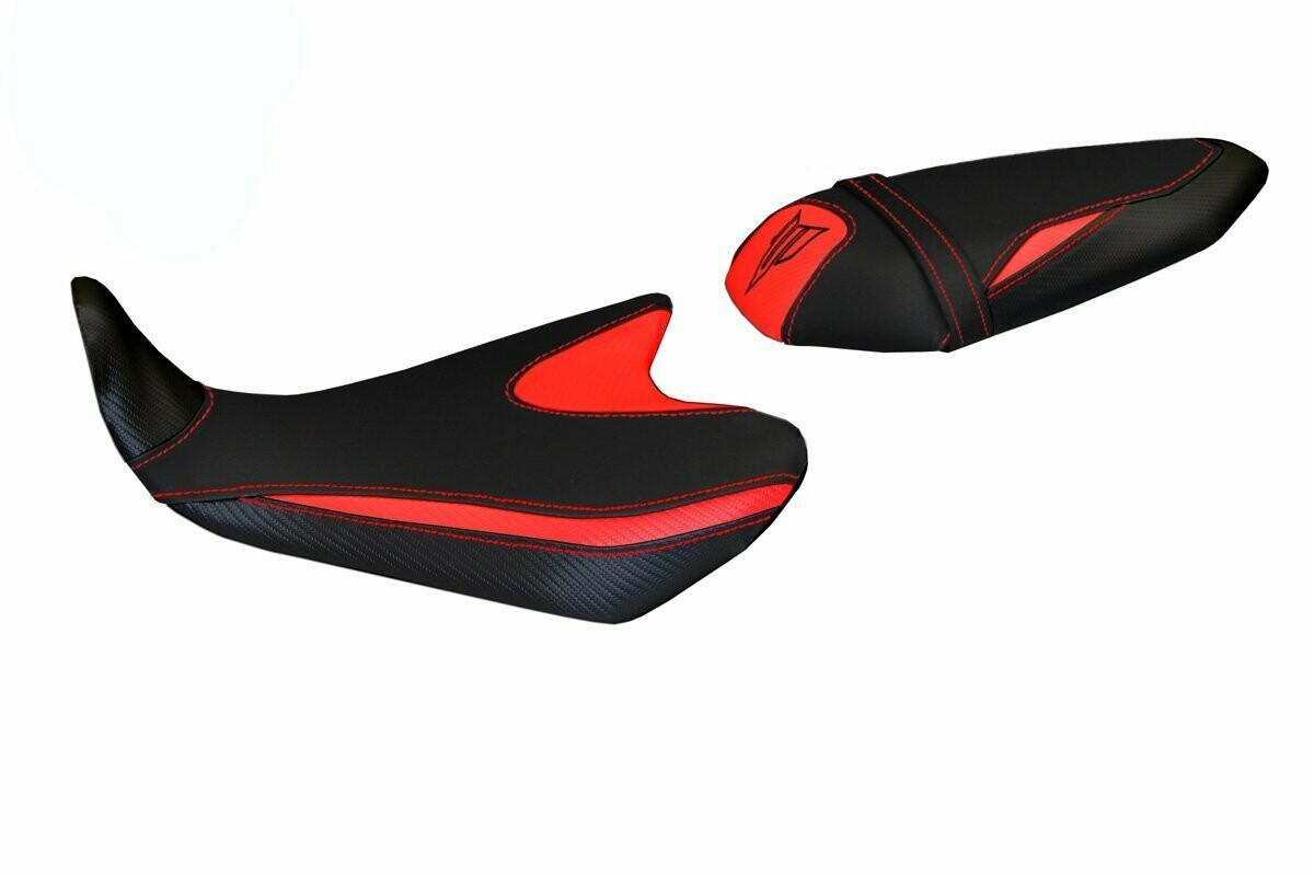 Design-Sitzbezug YAMAHA MT-07(14-17), stromboli rot