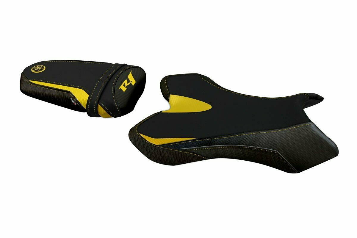 Design-Sitzbezug YAMAHA R1(04-06), argo 1 gelb