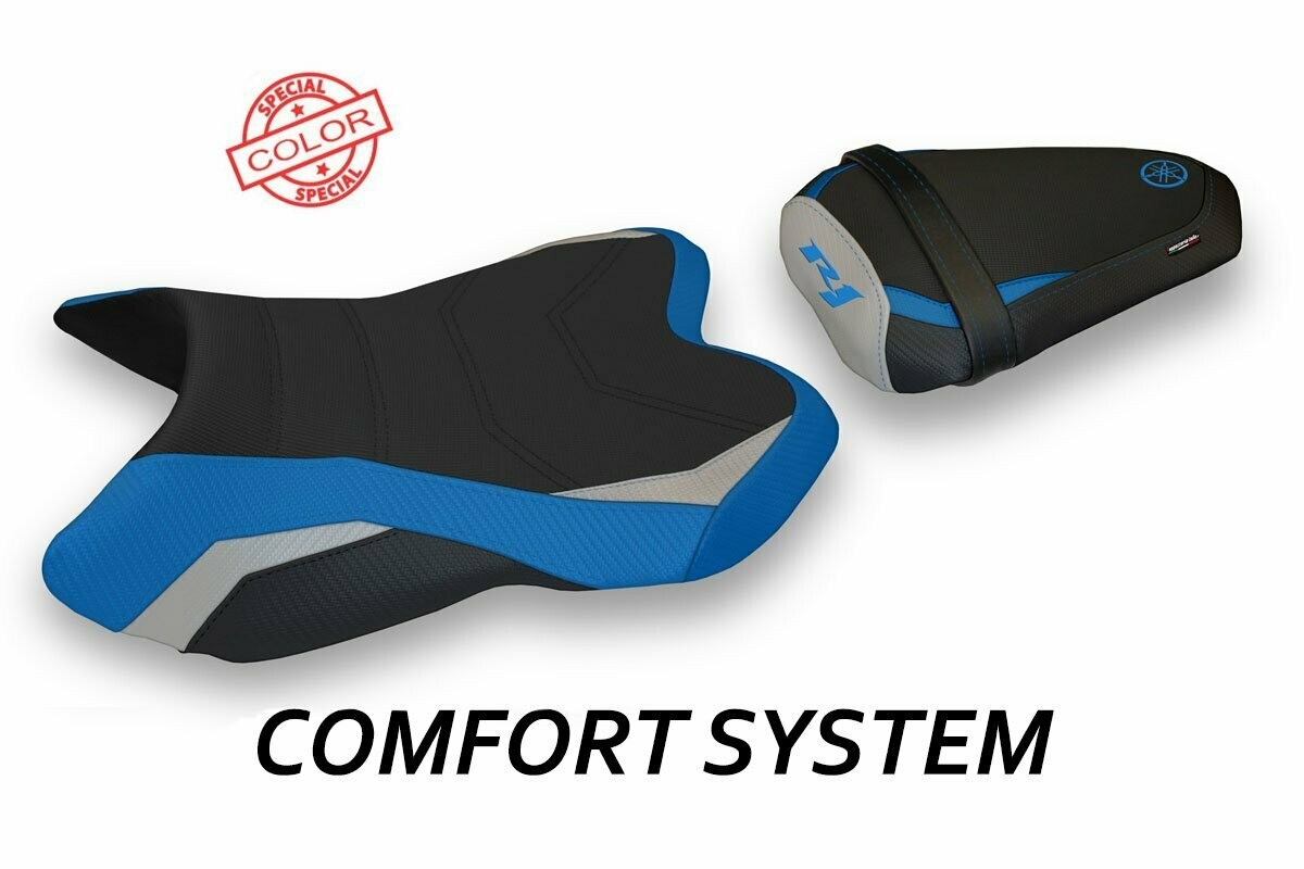 Design-Sitzbezug YAMAHA R1(07-08), CS marstal spezial blau