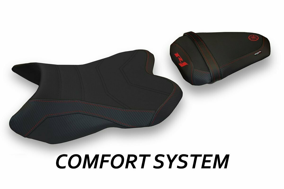 Design-Sitzbezug YAMAHA R1(07-08), CS marstal total black