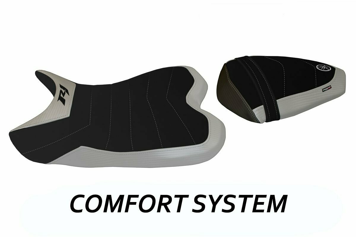 Design-Sitzbezug YAMAHA R1(09-14), CS  cardiff 1 grau