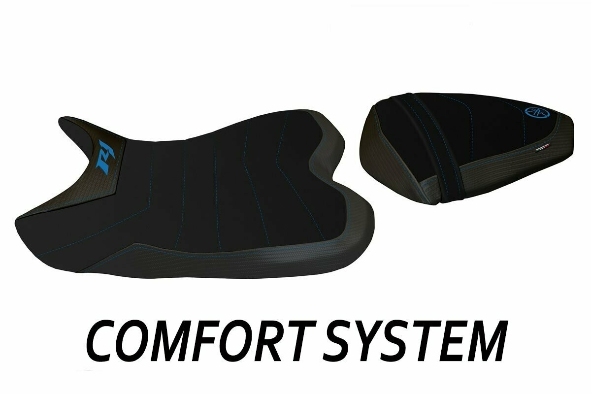 Design-Sitzbezug YAMAHA R1(09-14), CS  cardiff total black
