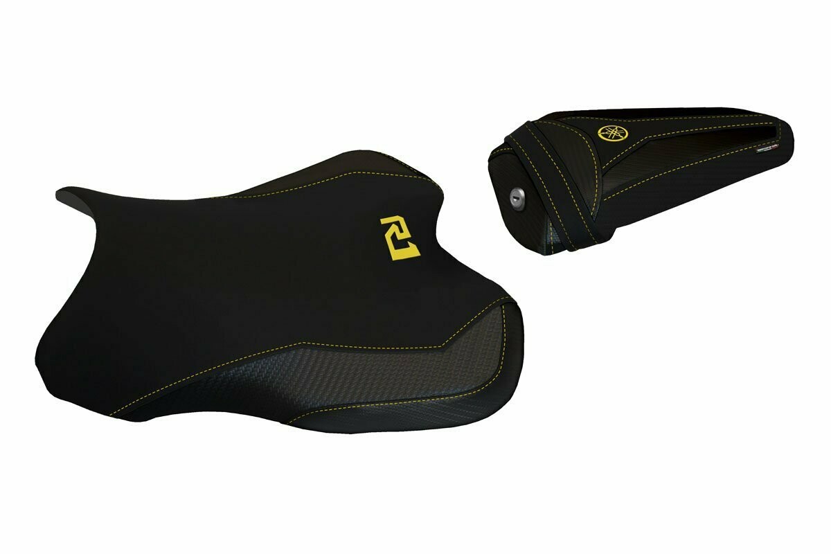 Design-Sitzbezug YAMAHA R1(15-20), bilbao total black