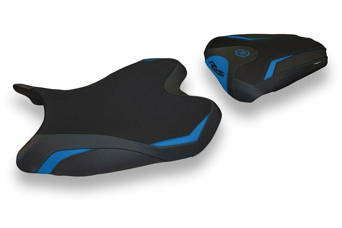 Design-Sitzbezug YAMAHA R6(08-16), rossano 1 blau