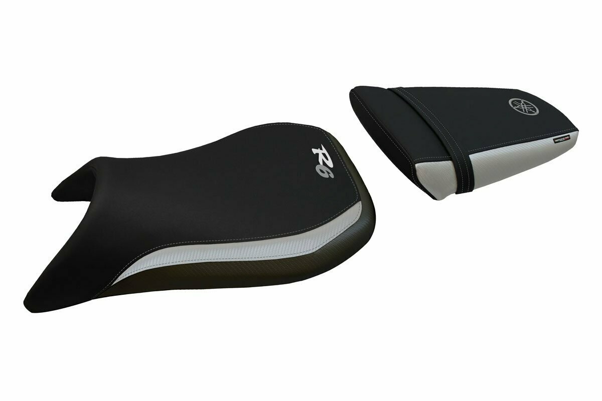 Design-Sitzbezug YAMAHA R6(99-02), glasgow 2 grau