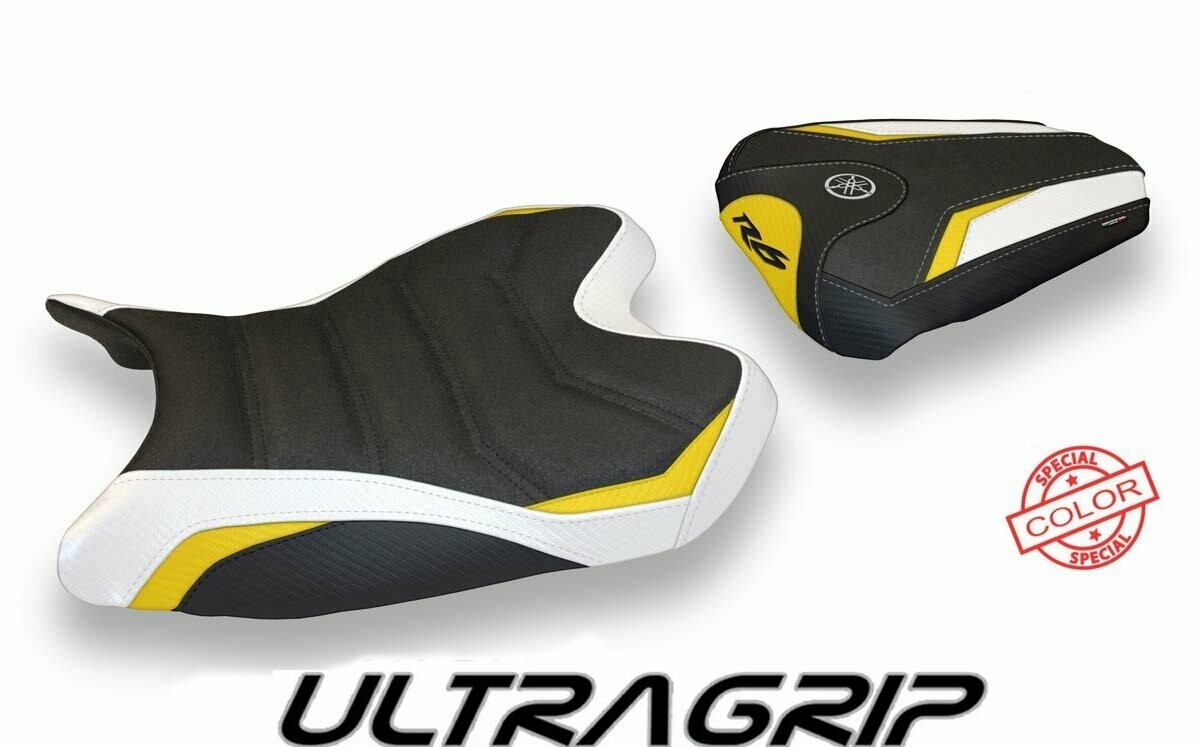 Design-Sitzbezug YAMAHA R6(08-16), ultragrip bardi spezial gelb