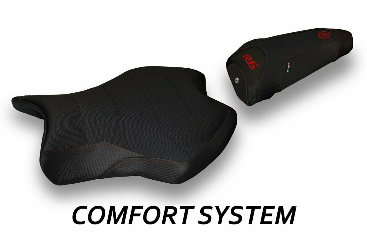 Design-Sitzbezug YAMAHA R6(17-19), CS alba total black