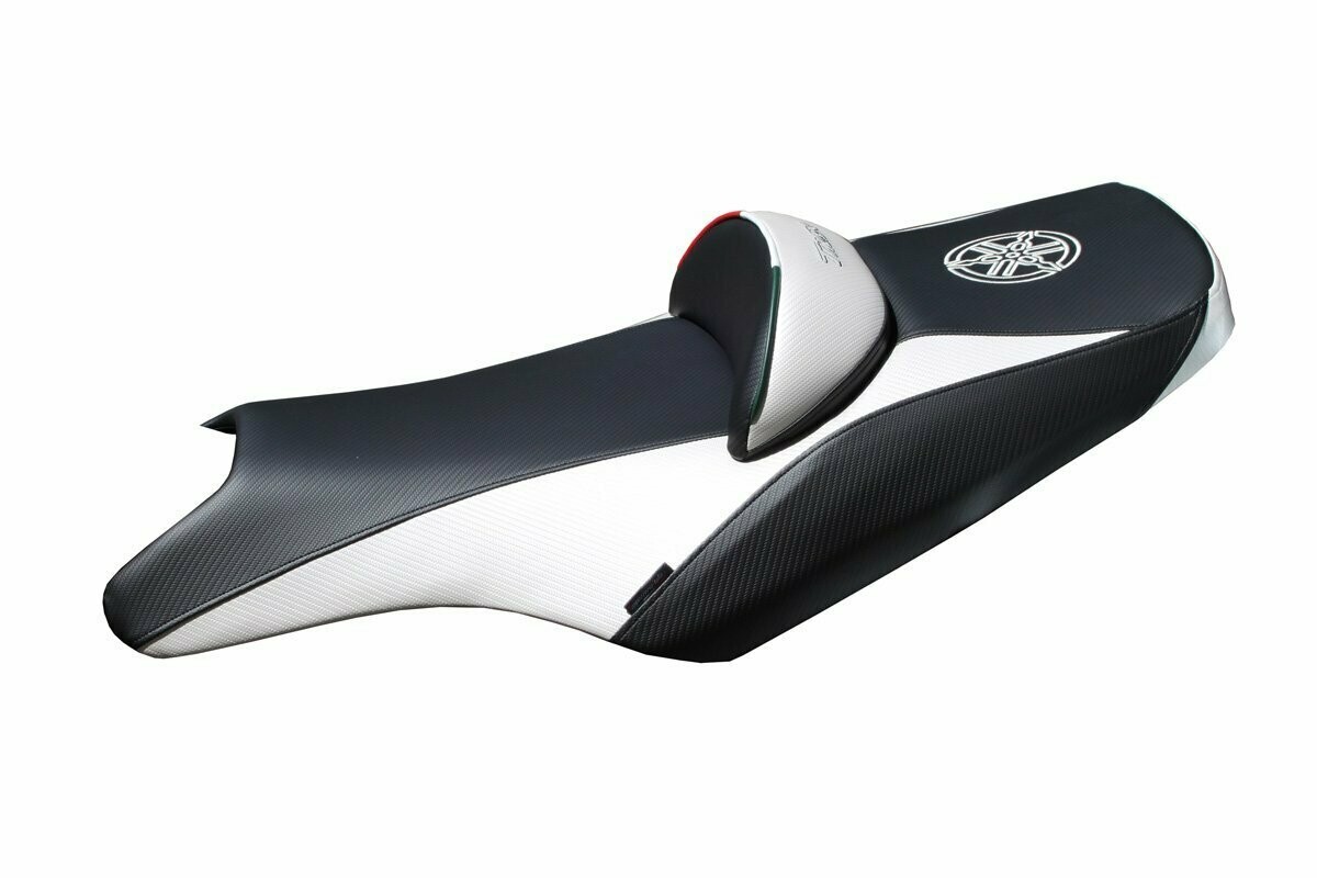 Design-Sitzbezug YAMAHA T-MAX 500-530(08-16), rosario weiß