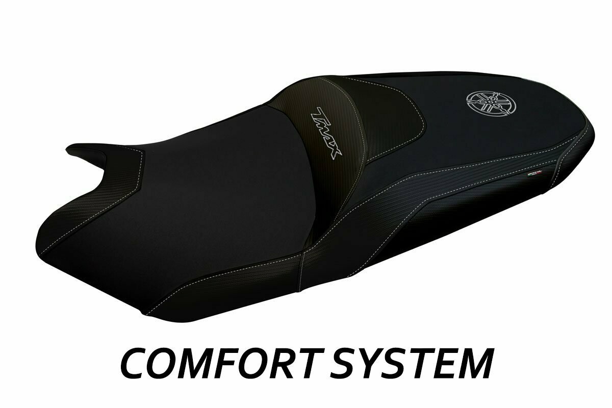 Design-Sitzbezug YAMAHA T-MAX 530-560 (17-20), CS milano total black