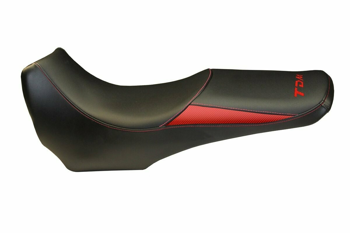Design-Sitzbezug YAMAHA TDM 900, verona basic rot