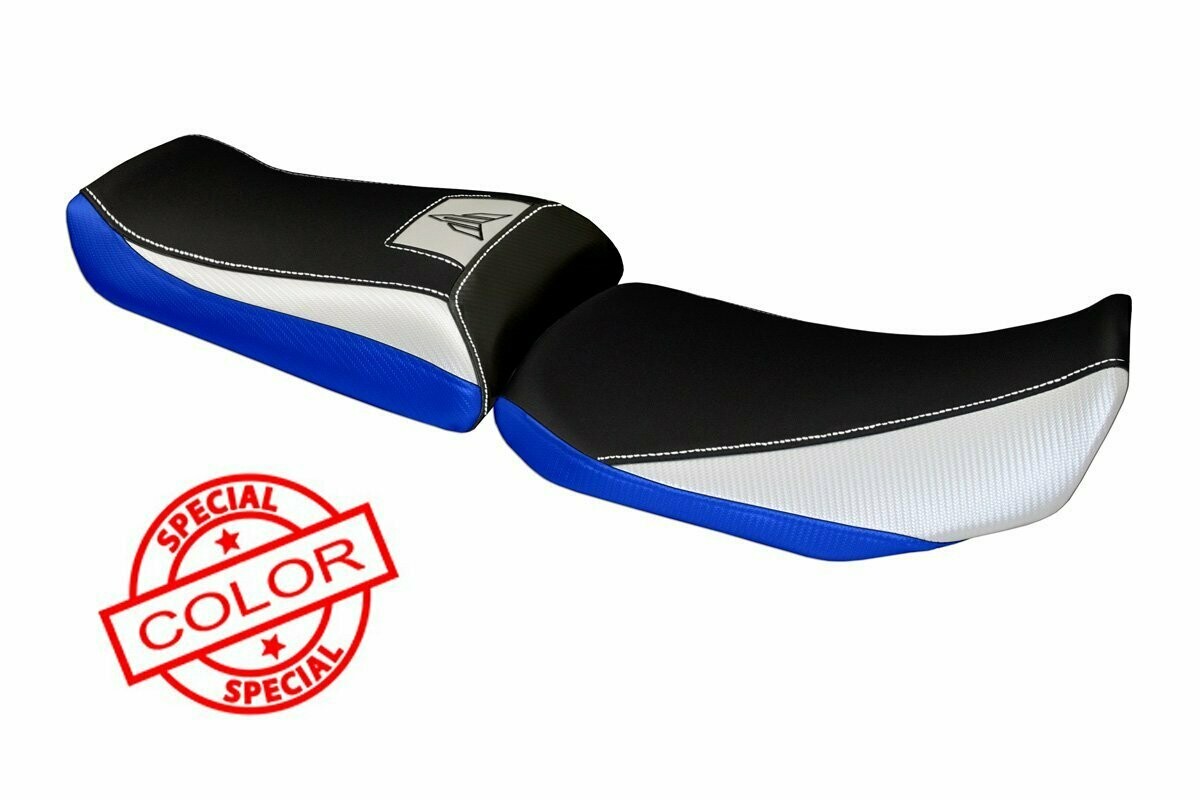 Design-Sitzbezug YAMAHA TRACER 900(15-17), chianti spezial blau silber