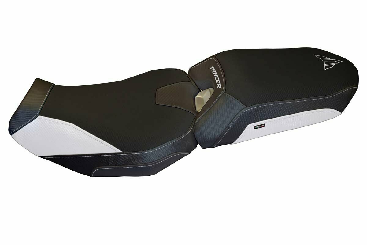 Design-Sitzbezug YAMAHA TRACER 900(18-20), rio 3 weiß