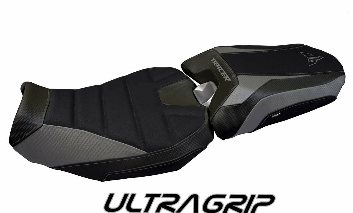 Design-Sitzbezug YAMAHA TRACER 900(18-20), ultragrip nairobi 4 grau