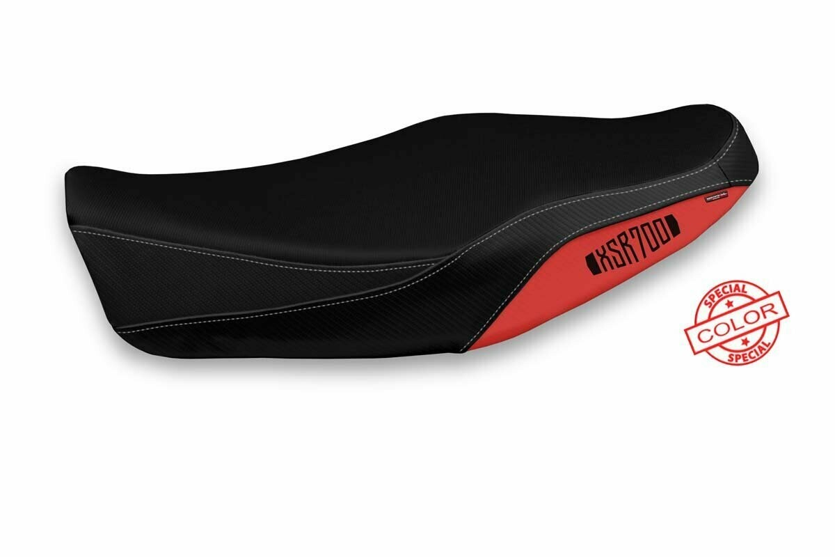Design-Sitzbezug YAMAHA XSR 700, gabin spezial rot