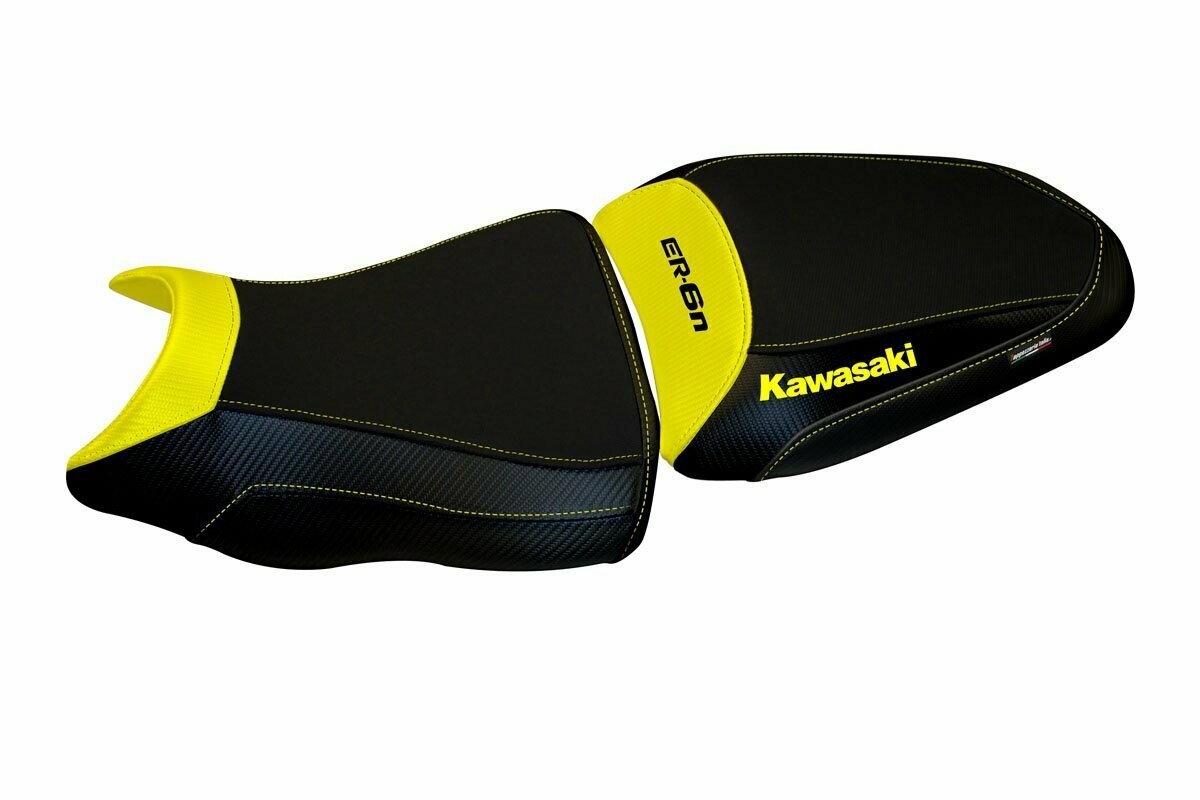 Design-Sitzbezug KAWASAKI ER-6N(12-), leeds 3 gelb