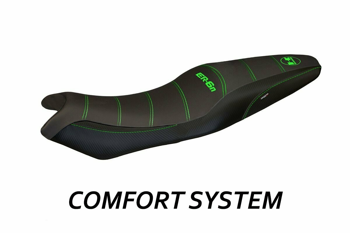 Design-Sitzbezug KAWASAKI ER-6N(05-11), CS londra total black