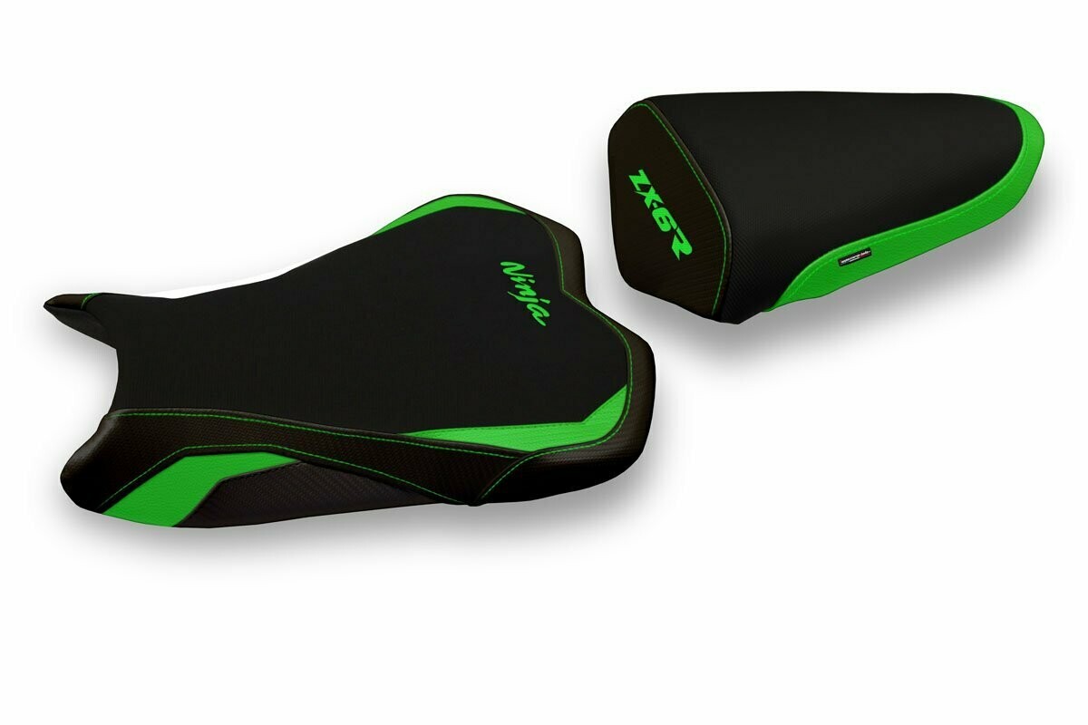Design-Sitzbezug KAWASAKI NINJA ZX-6R(13-18), ganada 1 grün