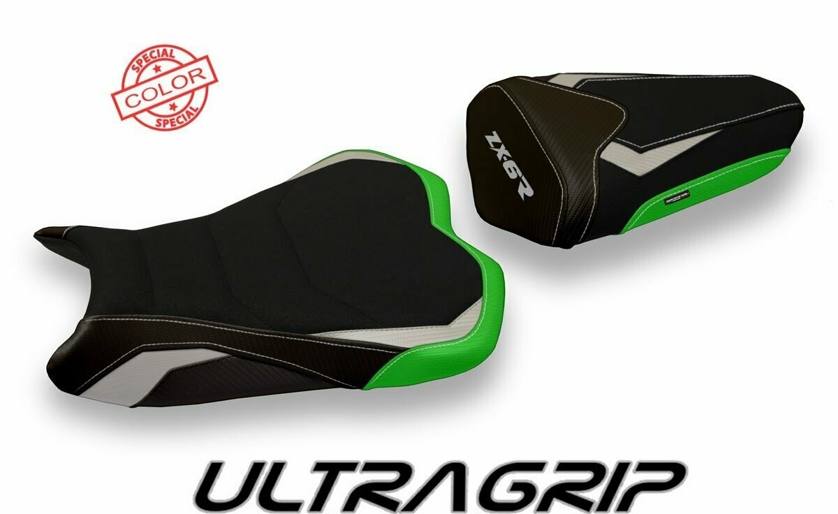 Design-Sitzbezug KAWASAKI NINJA ZX-6R(13-18), ultragrip pune spezial 1