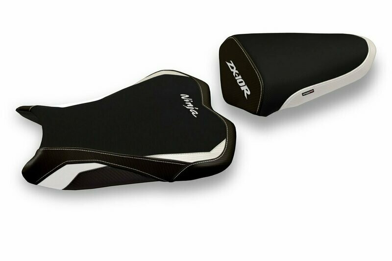 Design-Sitzbezug KAWASAKI NINJA ZX-10R(08-10), seul 1 weiß Design-Sitzbezug KAWASAKI NINJA ZX-10R(08-10), seul 1 weiß