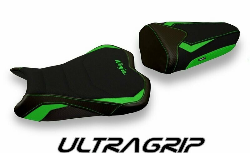 Design-Sitzbezug KAWASAKI NINJA ZX-10R(08-10), ultragrip quito 2 grün Design-Sitzbezug KAWASAKI NINJA ZX-10R(08-10), ultragrip quito 2 grün