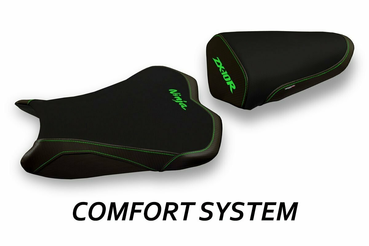 Design-Sitzbezug KAWASAKI NINJA ZX-10R(08-10), CS agra total black