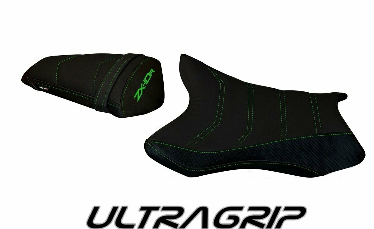 Design-Sitzbezug KAWASAKI NINJA ZX-10R(11-15), ultragrip galway total black