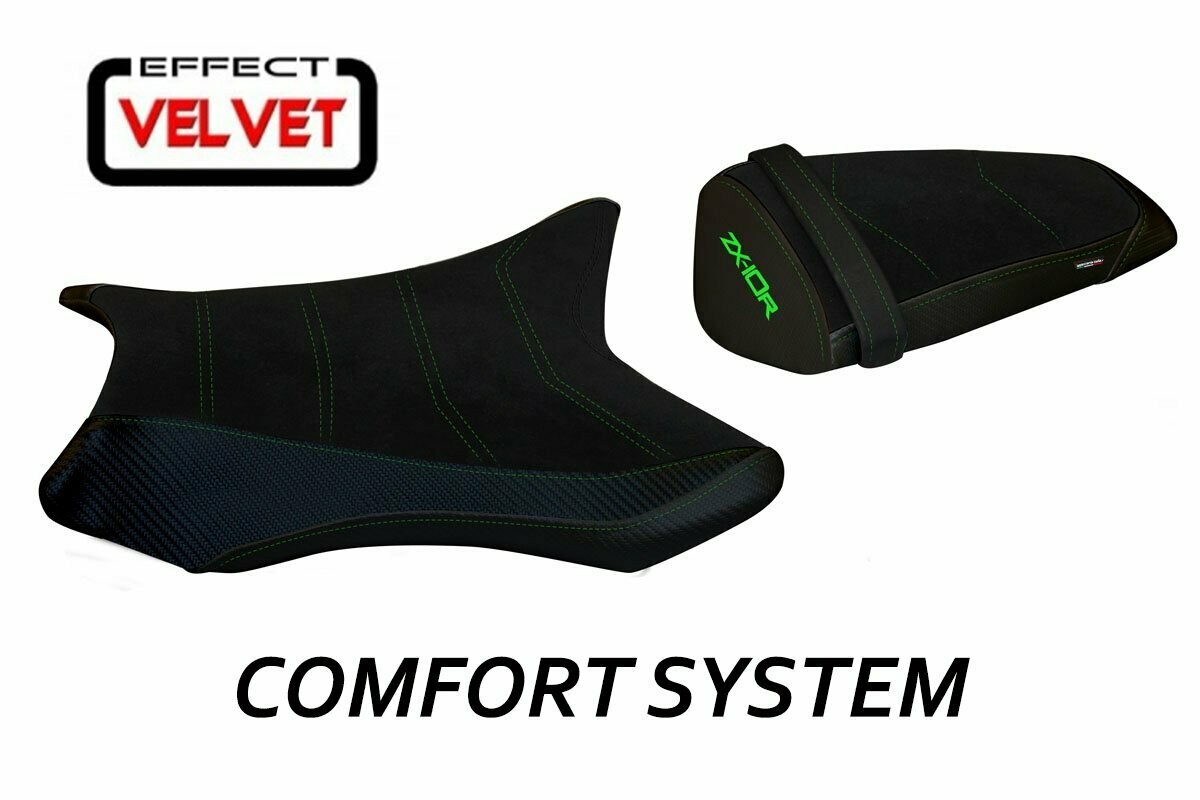 Design-Sitzbezug KAWASAKI NINJA ZX-10R(11-15), CS velvet galway tb