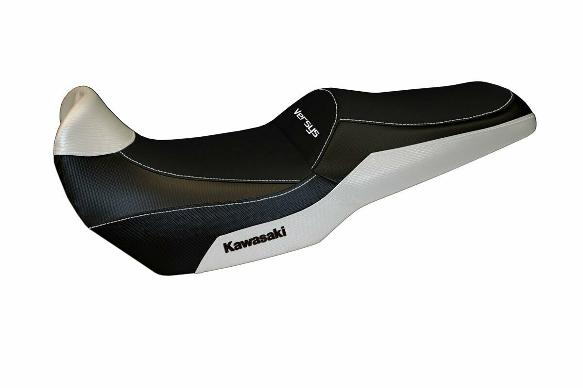 Design-Sitzbezug KAWASAKI VERSYS 1000(19-), kalibo 2 weiß