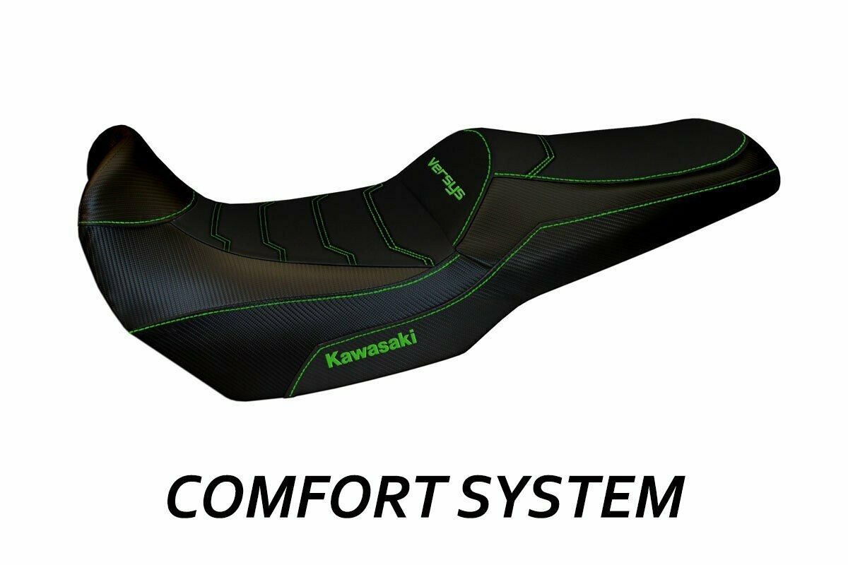 Design-Sitzbezug KAWASAKI VERSYS 1000(11-18), CS lampedusa total black