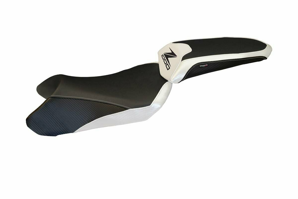 Design-Sitzbezug KAWASAKI Z100SX(11-16), casenza 2 weiß