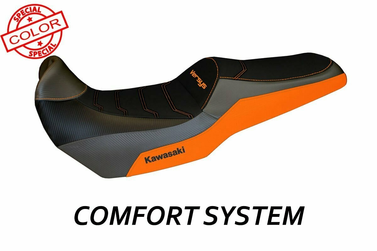 Design-Sitzbezug KAWASAKI VERSYS 1000(19-), CS malay spezial orange
