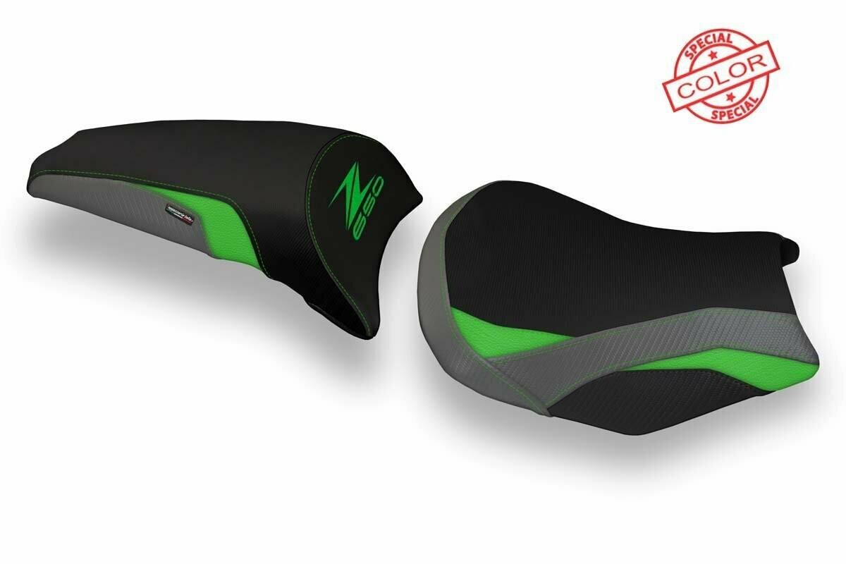 Design-Sitzbezug KAWASAKI Z 650, cave spezial grün