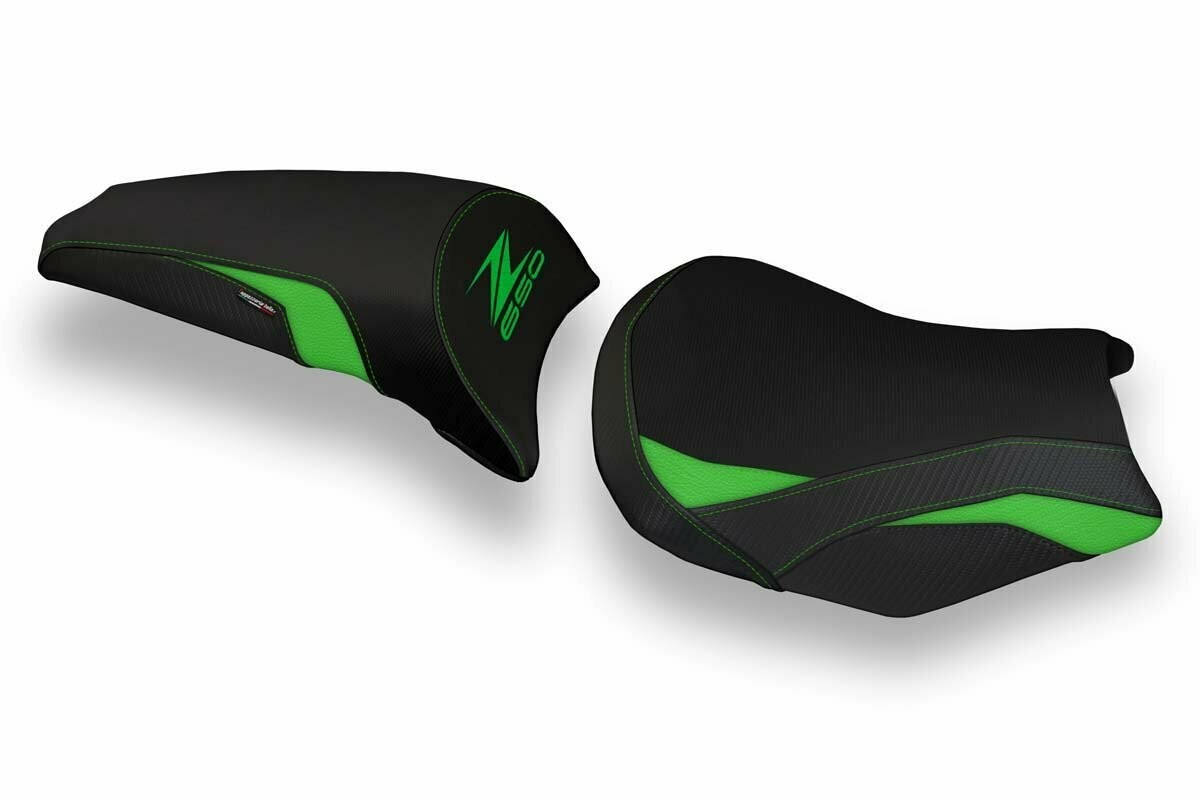 Design-Sitzbezug KAWASAKI Z 650, cave 1 grün