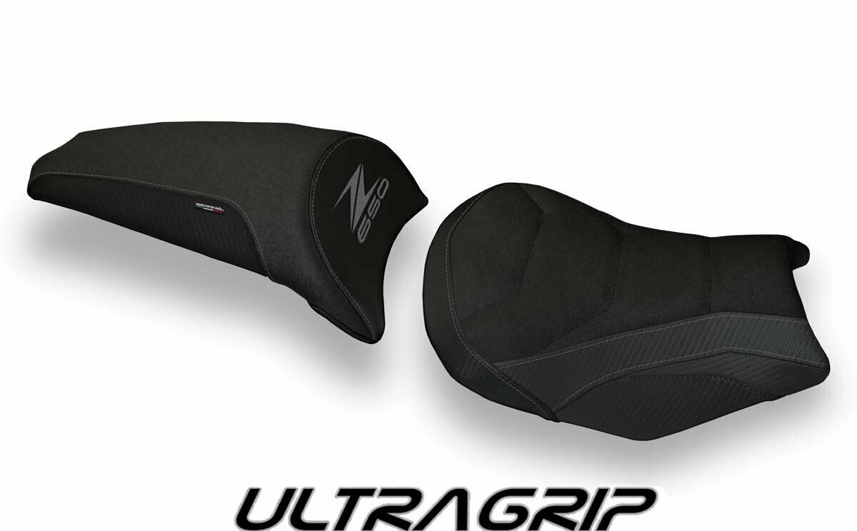 Design-Sitzbezug KAWASAKI Z 650, ultragrip scopeti 3 schwarz