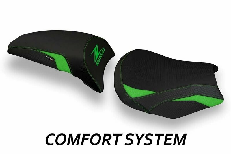 Design-Sitzbezug KAWASAKI Z 650, CS vergato 1 grün Design-Sitzbezug KAWASAKI Z 650, CS vergato 1 grün