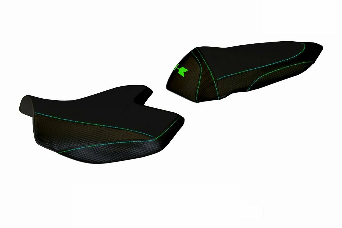 Design-Sitzbezug KAWASAKI Z 750 (07-14), amatrice total black