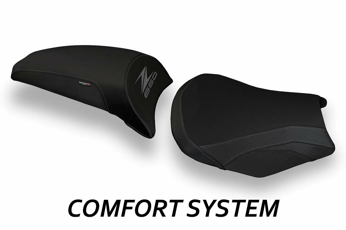 Design-Sitzbezug KAWASAKI Z 650, CS vergato 3 schwarz