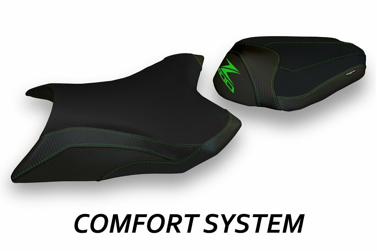 Design-Sitzbezug KAWASAKI Z 800, CS kemi total black