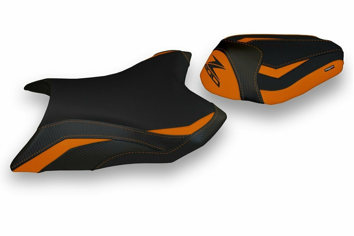 Design-Sitzbezug KAWASAKI Z 800, mumbai 1 orange