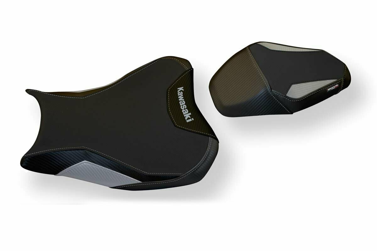 Design-Sitzbezug KAWASAKI Z 900 (17-20), suhl 2 silber