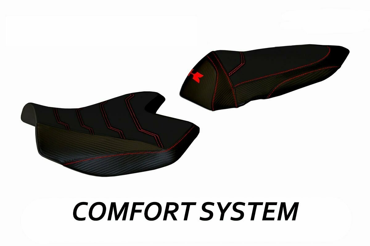 Design-Sitzbezug KAWASAKI Z1000(07-09), CS amatrice total black