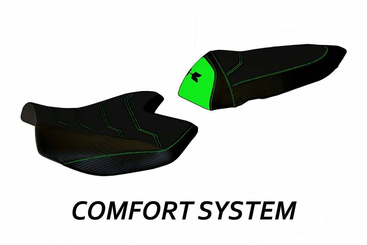 Design-Sitzbezug KAWASAKI Z1000(07-09), CS amatrice grün