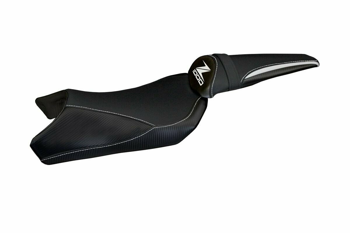 Design-Sitzbezug KAWASAKI Z1000 (10-13), berna total black 2